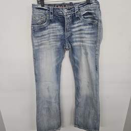 Rock Revival Slim Boot Cut Blue Jeans