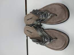 Women's Minnetonka Silverthorne Leather Flip Flop Sandals 11