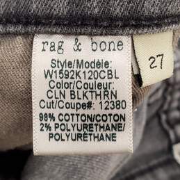 Rag & Bone Women Gray Washed Jeans Sz 27 alternative image
