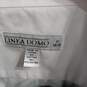 Lorenzo Uomo Men's White Formal Ruffle Dress Shirt w/ Black Cummerbund Size 17 image number 2