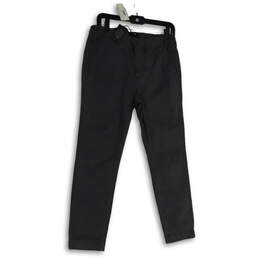 NWT Womens Gray Slash Pockets Regular Fit Straight Leg Chino Pants Size 6