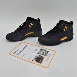 Jordan 12 Retro Black Taxi Men's Shoes Size 9.5