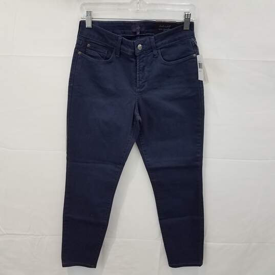 NYDJ Los Angeles Clarissa Skinny Ankle Navy Jeans Women's Petite Size 2P NWT image number 1