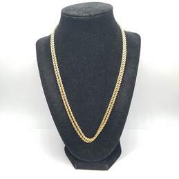 Gold Filled Rope Chain Necklace Bundle 2pcs 26.2g