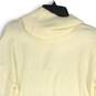NWT Loft Womens Cream Ribbed Long Sleeve Turtleneck Pullover Sweater Size Large image number 4