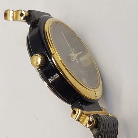 Buy the Benrus Doryse Ashe Black Dial Quartz Vintage Watch | GoodwillFinds