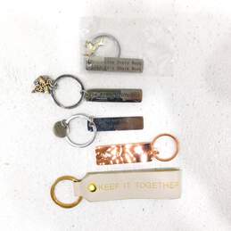 Assorted  Lot Of Inspirational Keychains alternative image