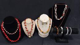 Set of Beaded Costume Fashion Jewelry