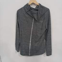 Spyder Women's Gray/Black Cowl Neck Sweatshirt Size L alternative image