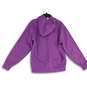 Mens Lavender Drawstring Long Sleeve Pullover Hoodie Size Medium image number 2