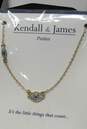 Kendall & James Fashion Eye Necklace image number 3