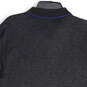 Mens Black Heather Spread Collar Short Sleeve Polo Shirt Size XXL image number 4