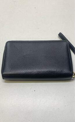 Marc By Marc Jacobs Black Leather Zip Around Card Wallet Wristlet alternative image