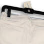 NWT Womens White Denim Flat Front Stretch Pockets Bermuda Shorts Size 2 image number 4