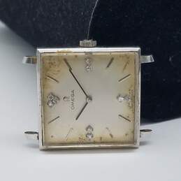 Mega Swiss 25mm 14k Gold 9 Diamond Automatic Vintage 16g Gold Watch alternative image