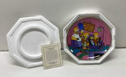 The Simpson's Collectors Plate - with COA A Family for the 90's