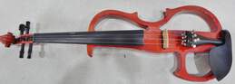 Cecilio Brand 4/4 Full Size Red Electric Violin w/ Case and Bow alternative image