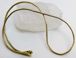 Artisan 925 & Vermeil Etched Omega Twisted & Herringbone Chain Necklaces Variety alternative image