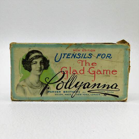 Antique 1916 Pollyanna The Glad Game Utensils Parker Brothers Play Pieces Only image number 5