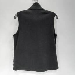 Women's Black Columbia Fleece Zip Vest (Size S) alternative image