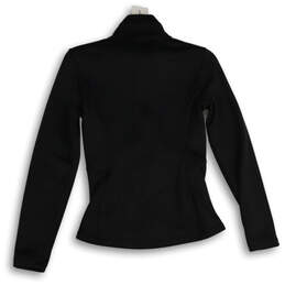 Mens Black Fleece Long Sleeve Mock Neck Full-Zip Jacket Size XS alternative image