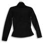 Mens Black Fleece Long Sleeve Mock Neck Full-Zip Jacket Size XS image number 2