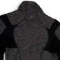 Womens Gray Black Long Sleeve Asymmetrical Full-Zip Activewear Jacket Sz 6 image number 4