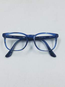 Ray-Ban Clear Blue Browline Eyeglasses