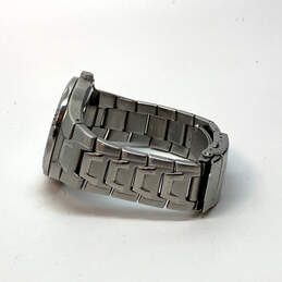 Designer Fossil AM3421 Silver-Tone Stainless Steel Analog Quartz Wristwatch alternative image