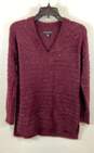 International Concepts Red Long Sleeve Sweater- Size X Small NWT image number 1