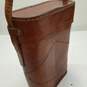 Unbranded Leather Double Wine Carrier Bag image number 3