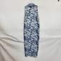 Zara Blue & Black Patterned Bodycon Knit Sleeveless Maxi Dress WM Size XS image number 1