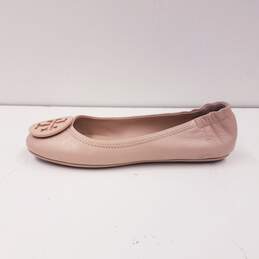 Tory Burch Leather Caroline Ballet Flats Pink 5