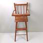 Vintage Wooden Doll High Chair image number 1