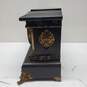 Vintage Seth Thomas Pillar Style Lion Knocker Mantle Clock for P/R image number 4