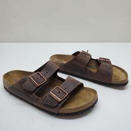 Birkenstock Arizona Soft Footbed Leather Sandal Unisex Size L10/M8 alternative image