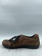 Authentic Prada Brown Leather Sneakers M 8 image number 2
