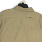 Under Armour Mens Beige Short Sleeve Pointed Collar Button-Up Shirt Size XXL image number 4