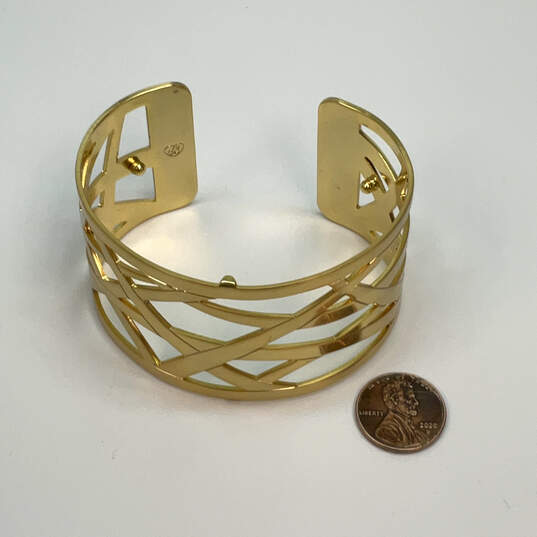 Designer Brighton Gold-Tone Christo Maritzburg Adjustable Cuff Bracelet image number 2