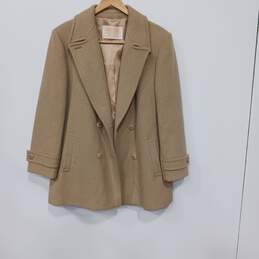 Pendleton Beige Coat Women's Size 16