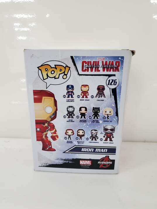 Funko Pop! Marvel Civil War Captain America IRON MAN #126 figurine image number 4