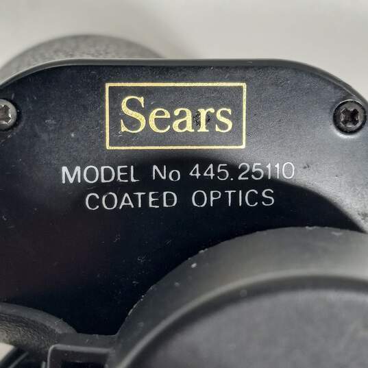 Sears 7x35mm Wide Angle Coated Optics Binoculars Model No. 445 25110 in Case image number 6