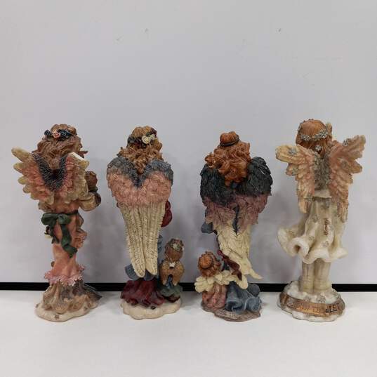 Boyd's Bears Folkstone Collection Numbered Set of 8 Angel Statues image number 1