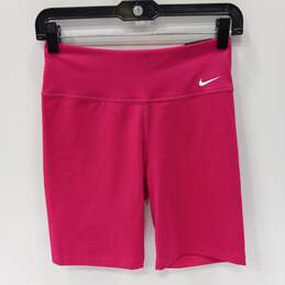 Nike Women's Magenta Tight Fit Training Shorts Size S NWT alternative image
