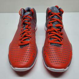 Under Armor Clutch Fit Athletic Sneakers Orange & Gray Size 13 alternative image