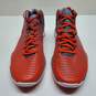 Under Armor Clutch Fit Athletic Sneakers Orange & Gray Size 13 image number 2