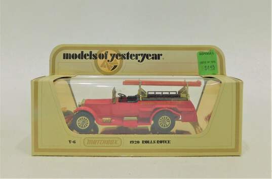 Matchbox Models of Yesteryear 1920 Rolls-Royce Fire Engine MIB Y-6 1978 image number 1