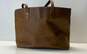 Polare Full Grain Leather Large Tote Brown image number 5