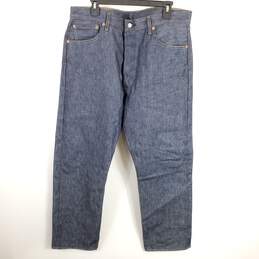 Levi's Men Blue Relaxed Straight Jeans Sz 38