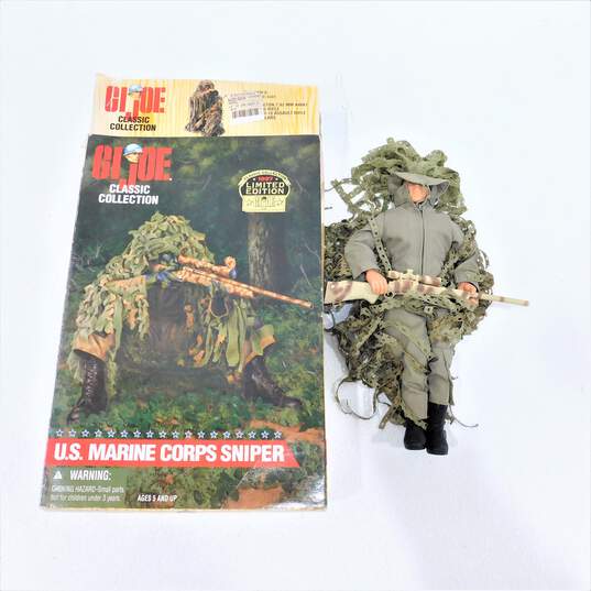 GI Joe US Marine Corps Sniper Limited Edition Action Figure IOB image number 1